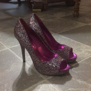 Multi glittered heels! GORGEOUS!!